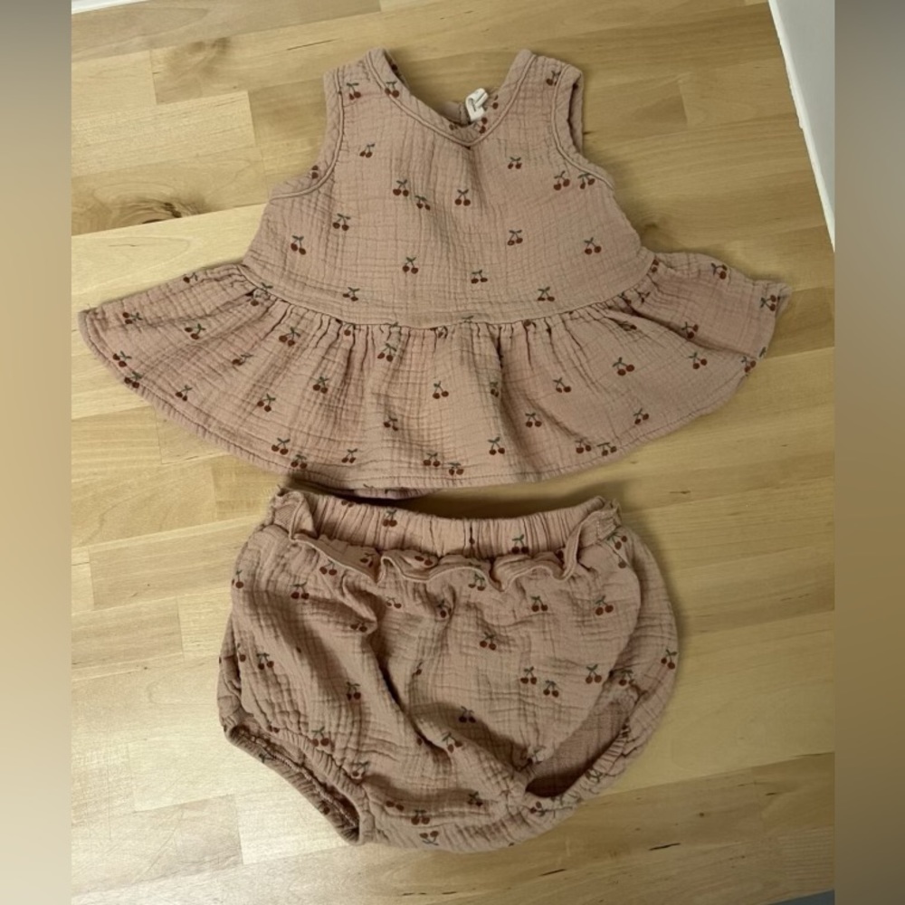 Quincy Mae cherry dress